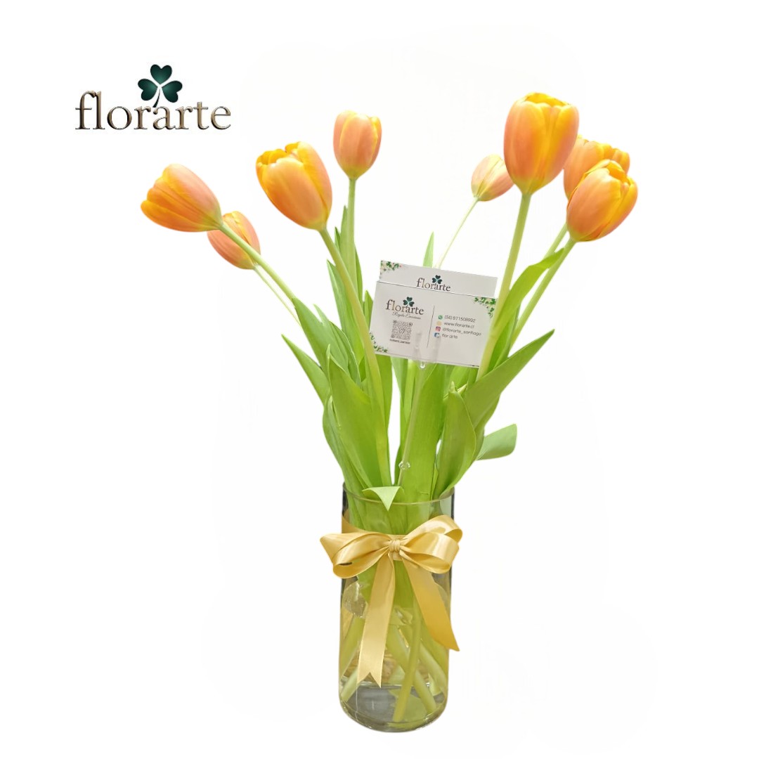 g - 2025-11-23T224944.249 Florero 8 Tulipanes - Imagen 1